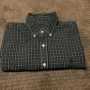 Polo button down shirt.